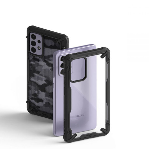 Ringke - Fusion X tok Samsung Galaxy A72 5G készülékhez, fekete