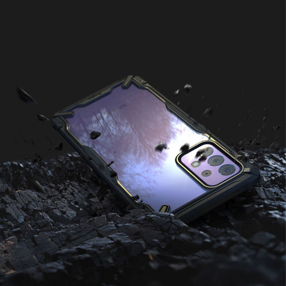 Ringke - Fusion X tok Samsung Galaxy A72 5G készülékhez, fekete