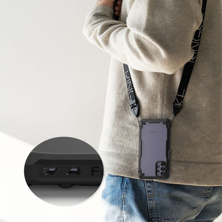 Ringke - Case Fusion X Samsung Galaxy A32 5G készülékhez, fekete