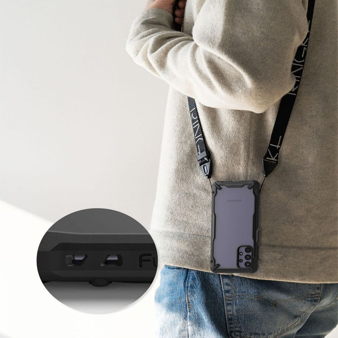 Ringke - Case Fusion X Samsung Galaxy A32 5G készülékhez, fekete