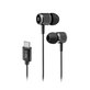 SBS - Fejhallgató Studio Mix 100C mikrofonnal, USB-C, fekete