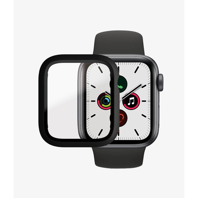 PanzerGlass - Edzett üveg Full Body AB - Apple Watch 4, 5, 6, SE (1st gen) és SE (2nd gen) 40mm, fekete