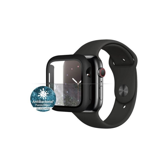 PanzerGlass - Edzett üveg Full Body AB - Apple Watch 4, 5, 6, SE (1st gen) és SE (2nd gen) 44mm, fekete