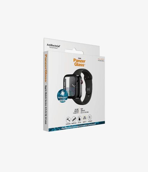 PanzerGlass - Edzett üveg Full Body AB - Apple Watch 4, 5, 6, SE (1st gen) és SE (2nd gen) 44mm, fekete