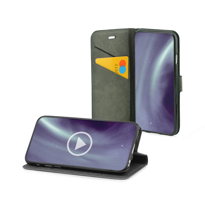 Fonex - Tok Book Identity - Motorola Moto E7, fekete