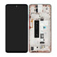 Xiaomi Mi 10T Lite 5G - LCD Kijelző + Érintőüveg + Keret (Rose Gold Beach) - 5600050J1700 Genuine Service Pack