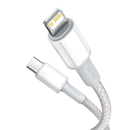 Baseus - Lightning / USB-C Kábel (1m), fehér