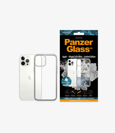 PanzerGlass - Tok ClearCase AB - iPhone 12 Pro Max, silver
