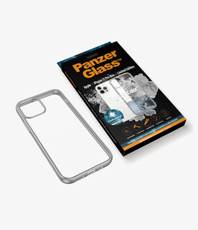 PanzerGlass - Tok ClearCase AB - iPhone 12 Pro Max, silver