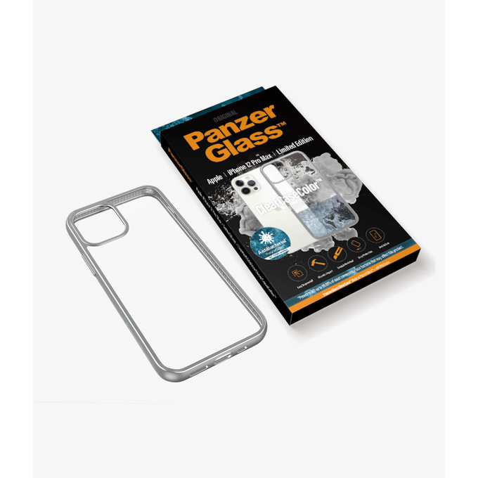 PanzerGlass - Tok ClearCase AB - iPhone 12 Pro Max, silver