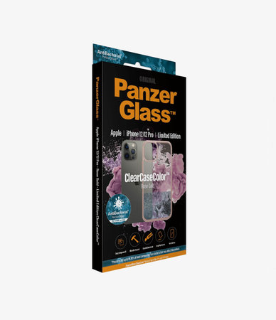 PanzerGlass - ClearCase AB tok iPhone 12/12 Pro készülékhez, rózsaszínű
