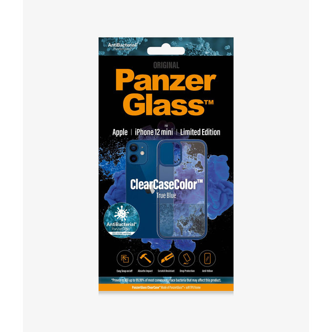 PanzerGlass - Tok ClearCase AB - iPhone 12 mini, blue