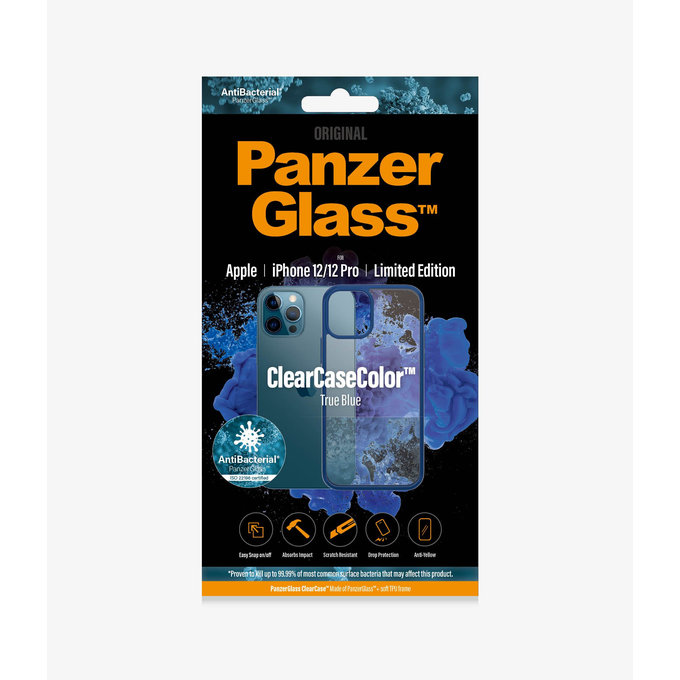 PanzerGlass - Tok ClearCase AB - iPhone 12 és 12 Pro, blue