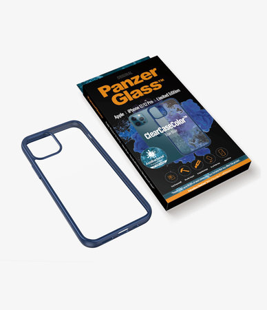 PanzerGlass - Tok ClearCase AB - iPhone 12 és 12 Pro, blue