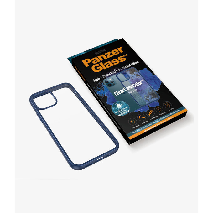 PanzerGlass - Tok ClearCase AB - iPhone 12 és 12 Pro, blue