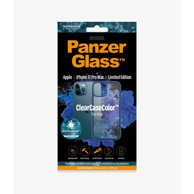 PanzerGlass - Tok ClearCase AB - iPhone 12 Pro Max, blue