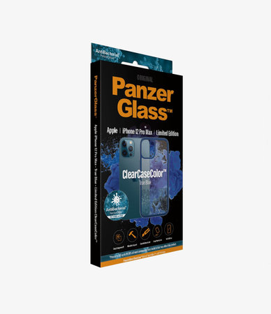 PanzerGlass - Tok ClearCase AB - iPhone 12 Pro Max, blue
