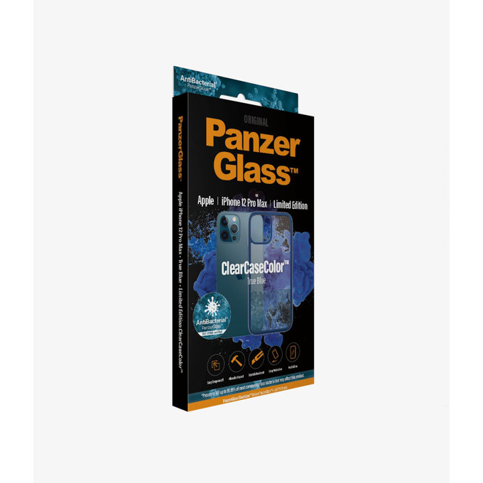 PanzerGlass - Tok ClearCase AB - iPhone 12 Pro Max, blue