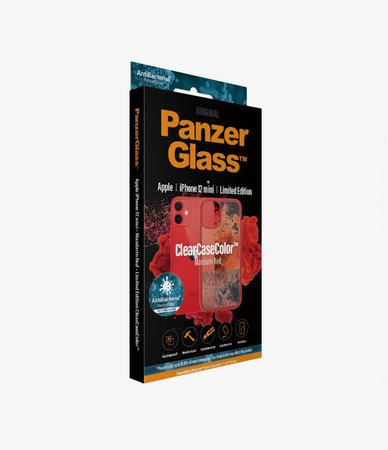 PanzerGlass - Tok ClearCase AB - iPhone 12 mini, red