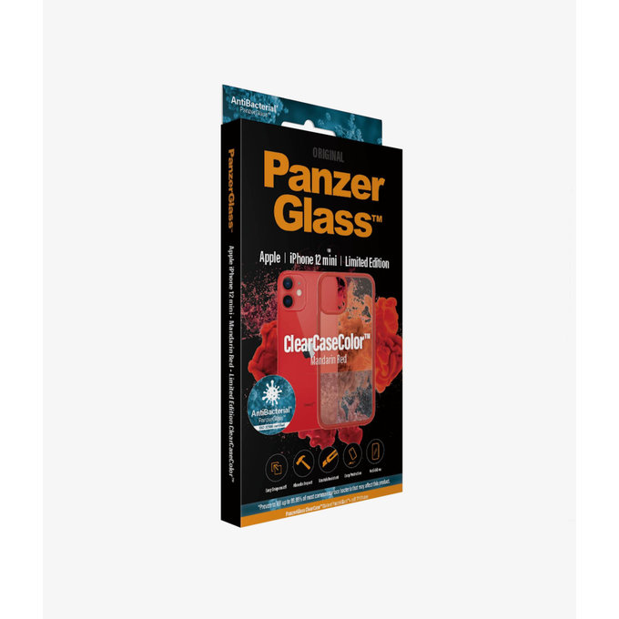 PanzerGlass - Tok ClearCase AB - iPhone 12 mini, red