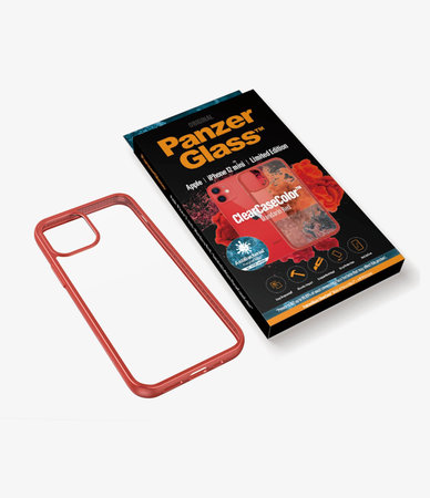 PanzerGlass - Tok ClearCase AB - iPhone 12 mini, red