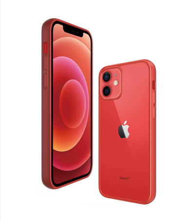 PanzerGlass - Tok ClearCase AB - iPhone 12 mini, red