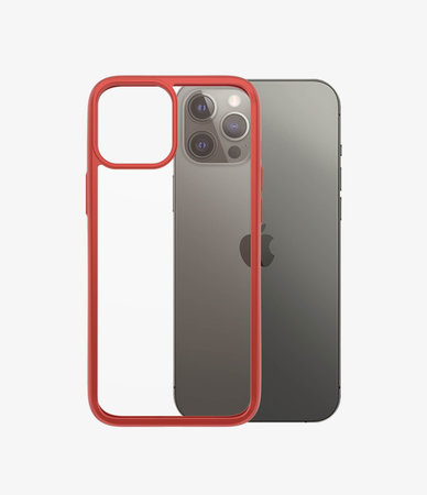 PanzerGlass - Tok ClearCase AB - iPhone 12 Pro Max, red