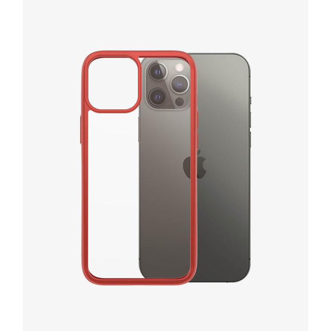 PanzerGlass - Tok ClearCase AB - iPhone 12 Pro Max, red