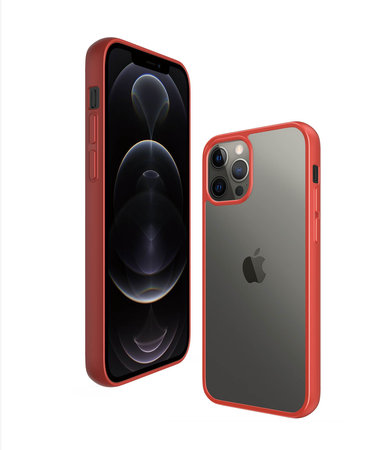 PanzerGlass - Tok ClearCase AB - iPhone 12 Pro Max, red