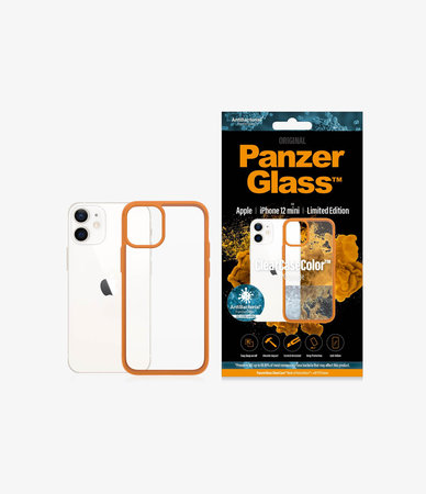 PanzerGlass - Tok ClearCase AB - iPhone 12 mini, orange