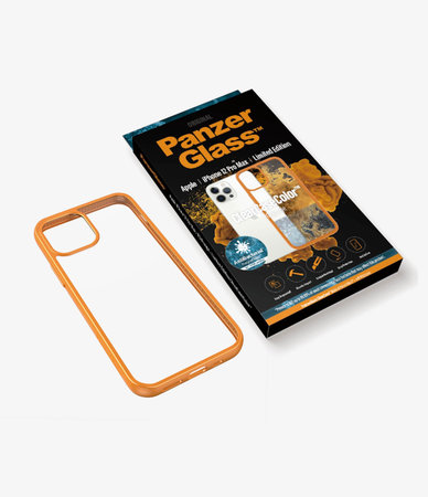 PanzerGlass - Tok ClearCase AB - iPhone 12 Pro Max, orange