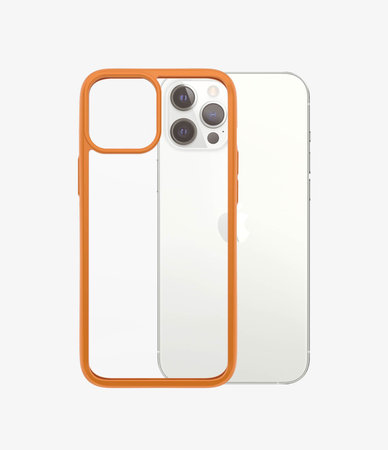 PanzerGlass - Tok ClearCase AB - iPhone 12 Pro Max, orange