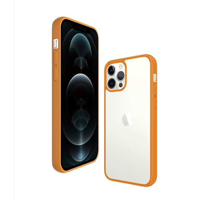 PanzerGlass - Tok ClearCase AB - iPhone 12 Pro Max, orange