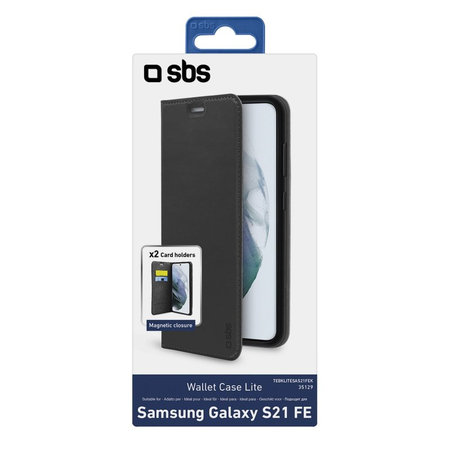 SBS - Tok Book Wallet Lite - Samsung Galaxy S21 FE, fekete