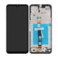 Samsung Galaxy A22 5G A226B - LCD Kijelző + Érintőüveg + Keret (Black) - GH81-20694A Genuine Service Pack