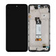 Xiaomi Redmi Note 10 5G - LCD Kijelző + Érintőüveg + Keret (Graphite Grey) - 5600020K1900 Genuine Service Pack