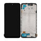 Xiaomi Redmi Note 10S - LCD Kijelző + Érintőüveg + Keret (Onyx Grey) - 5600020K7B00, 560002K7BN00 Genuine Service Pack