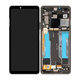 Sony Xperia 10 III - LCD Kijelző + Érintőüveg + Keret (Black) - A5034092A Genuine Service Pack