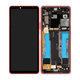 Sony Xperia 10 III - LCD Kijelző + Érintőüveg + Keret (Pink) - A5034095A Genuine Service Pack
