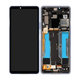 Sony Xperia 10 III - LCD Kijelző + Érintőüveg + Keret (Blue) - A5034094A Genuine Service Pack