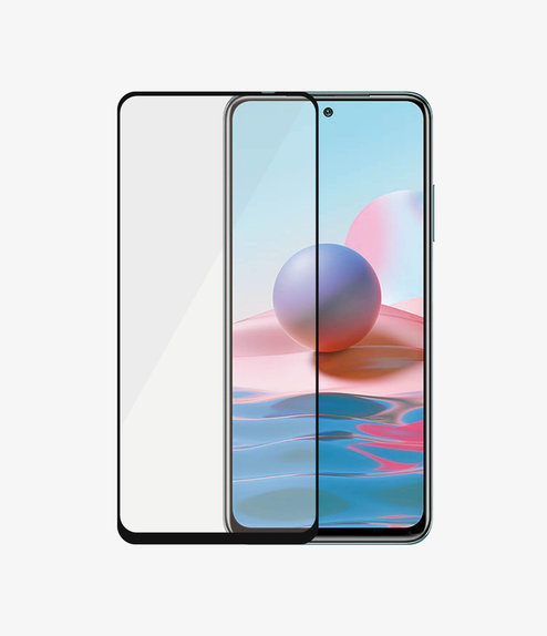 PanzerGlass - Edzett Üveg Case Friendly - Xiaomi Redmi Note 10, 10S, fekete