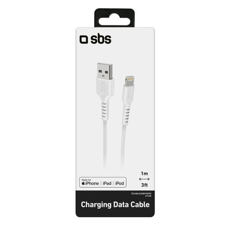 SBS - Lightning / USB Kábel (1m), fehér