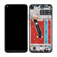 Huawei P40 Lite E - LCD Kijelző + Érintőüveg + Keret (Midnight Black) TFT