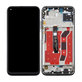 Huawei P40 Lite - LCD Kijelző + Érintőüveg + Keret (Midnight Black) TFT