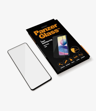 PanzerGlass - Edzett Üveg Case Friendly - Xiaomi Redmi Note 10 5G, fekete