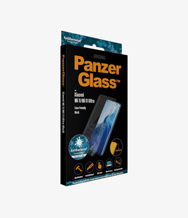 PanzerGlass - Edzett Üveg Case Friendly AB - Xiaomi Mi 11, Mi 11 Ultra, fekete
