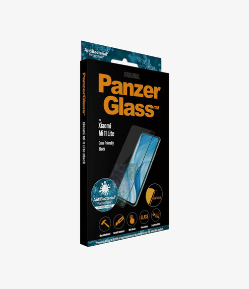 PanzerGlass - Edzett Üveg Case Friendly - Xiaomi Mi 11 Lite, fekete