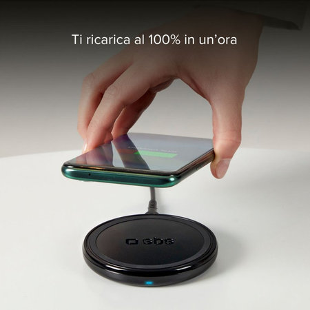 SBS - Vezeték Nélküli Töltő ét QI, fekete