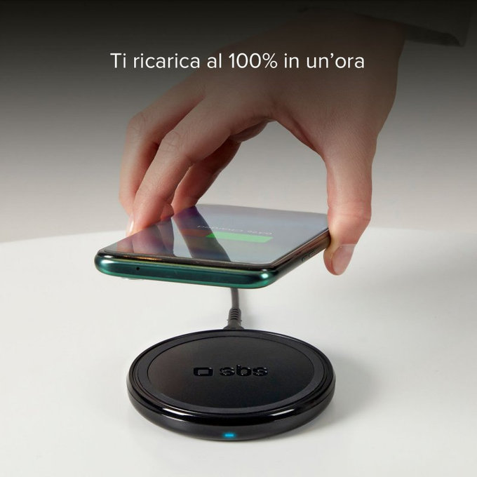 SBS - Vezeték Nélküli Töltő ét QI, fekete