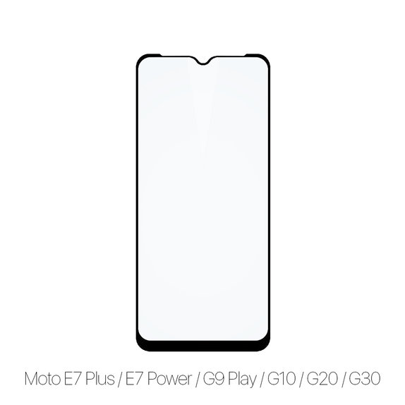 FixPremium FullCover Glass - Edzett üveg - Motorola Moto E7 Plus, E7 Power, G9 Play, G10, G20 és G30
